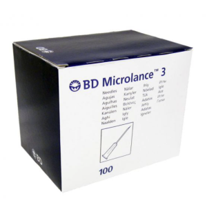 BD Microlance 3 Needles Yellow 30g x 0.5" (13mm) x 100