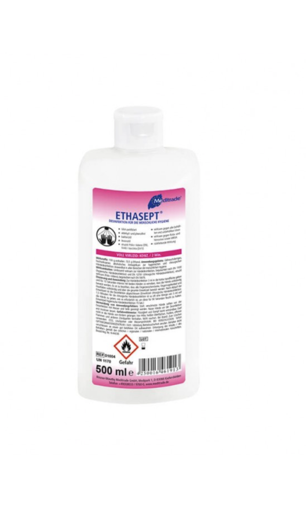 ETHASEPT 500ML HAND SANITIZER (WITH PUMP)
